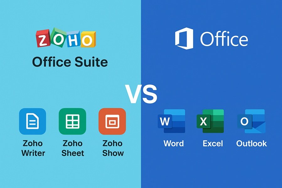 Zoho Office vs Microsoft Office: A Detailed Comparison (2025 Guide)