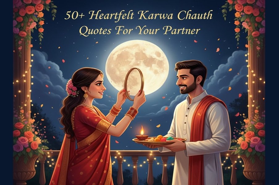 50+ Karwa Chauth Captions and Wishes for Instagram, Facebook & WhatsApp (2025 Edition)